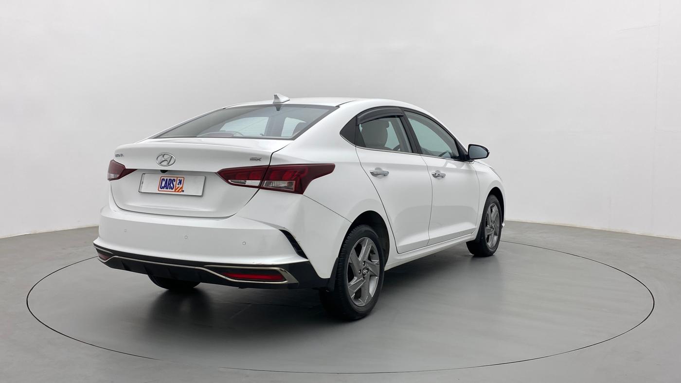 2021 Hyundai Verna SX 1.5 VTVT, Petrol, Manual, 18,273 km, Right Back Diagonal