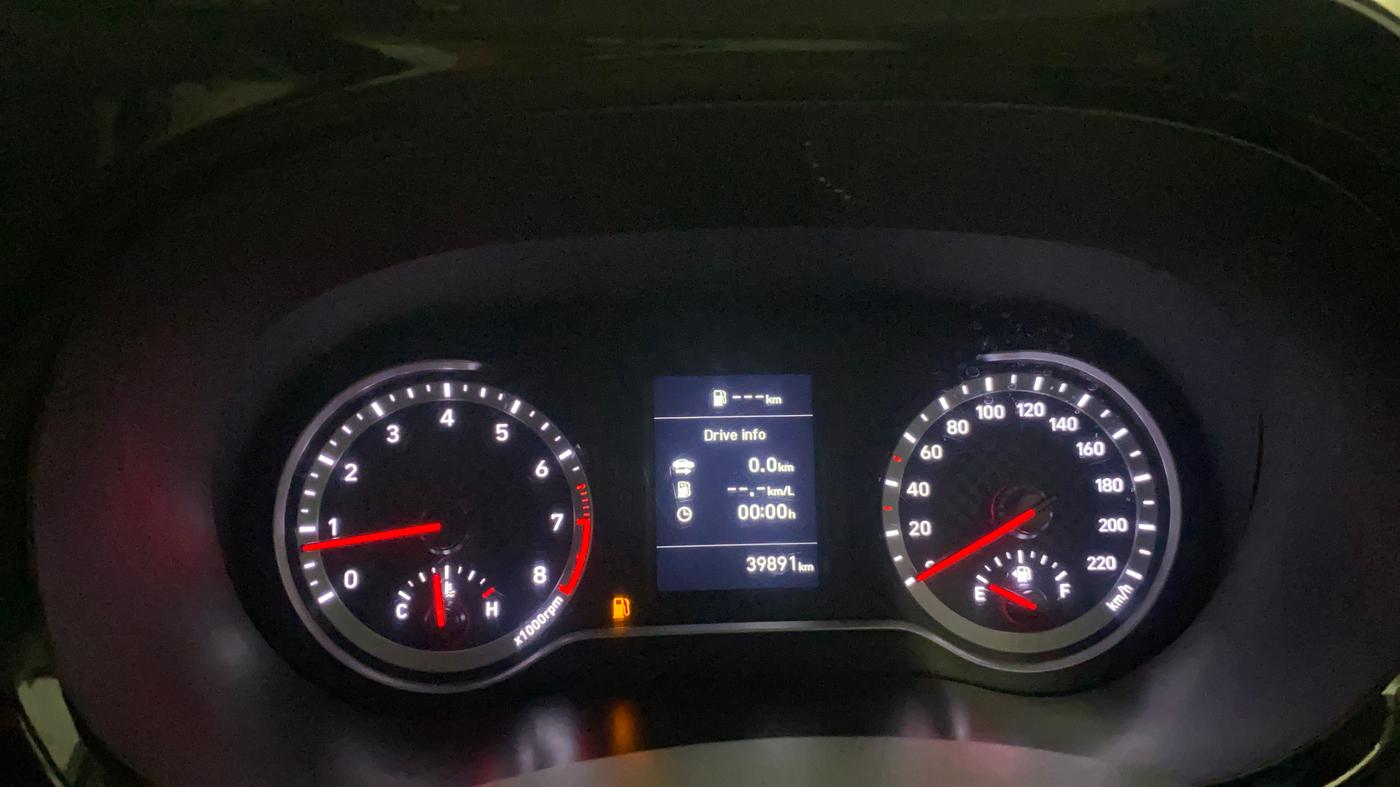 2024 Hyundai AURA SX 1.2, Petrol, Manual, 39,871 km, Odometer Image