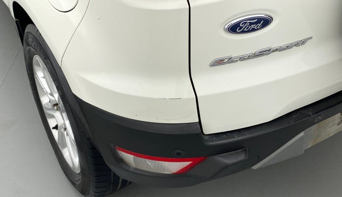 2018 Ford Ecosport TITANIUM + 1.5L PETROL AT, CNG, Automatic, 1,12,071 km, Rear bumper - Minor scratches