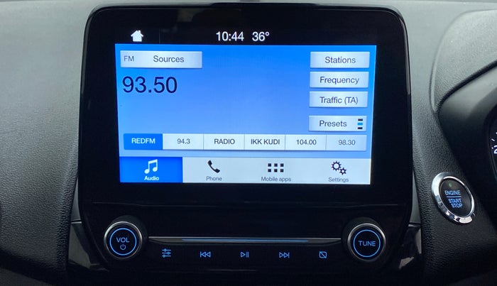 2018 Ford Ecosport TITANIUM + 1.5L PETROL AT, CNG, Automatic, 1,12,071 km, Infotainment System