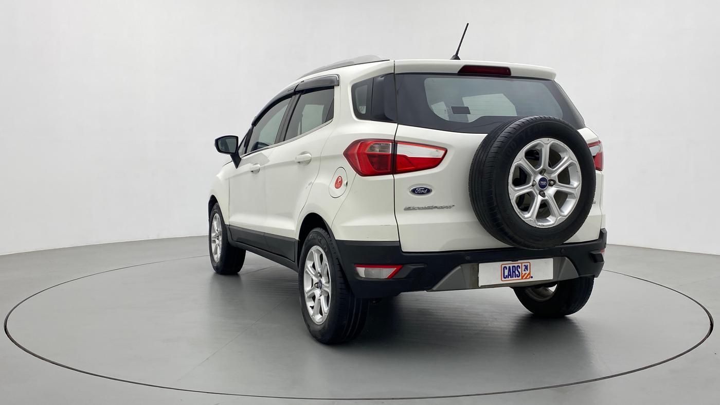 2018 Ford Ecosport TITANIUM + 1.5L PETROL AT, CNG, Automatic, 1,12,071 km, Left Back Diagonal