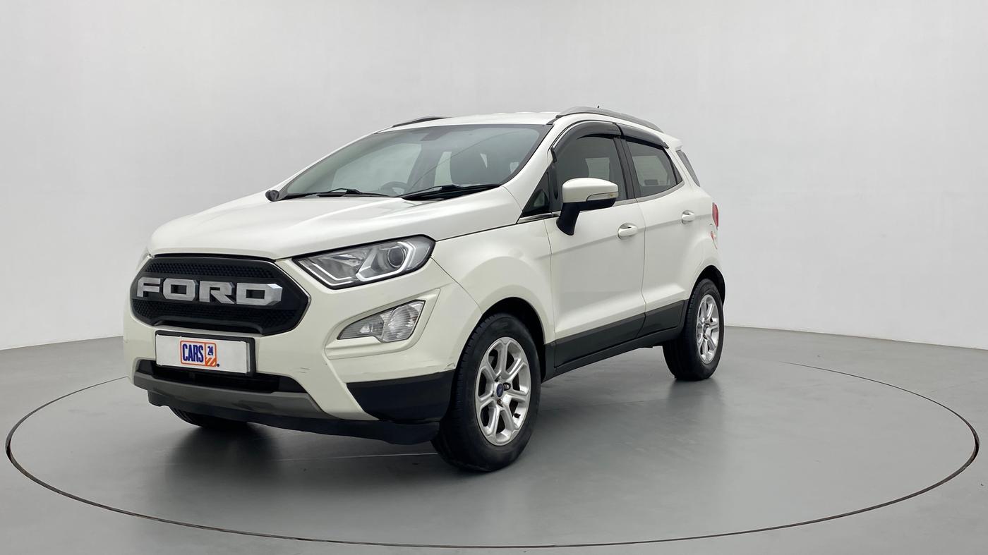 2018 Ford Ecosport TITANIUM + 1.5L PETROL AT, CNG, Automatic, 1,12,071 km, Left Front Diagonal