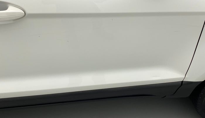 2018 Ford Ecosport TITANIUM + 1.5L PETROL AT, CNG, Automatic, 1,12,071 km, Driver-side door - Slightly dented