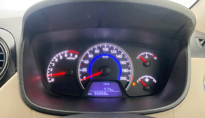 2017 Hyundai Grand i10 MAGNA 1.2 KAPPA VTVT, CNG, Manual, 66,826 km, Odometer Image