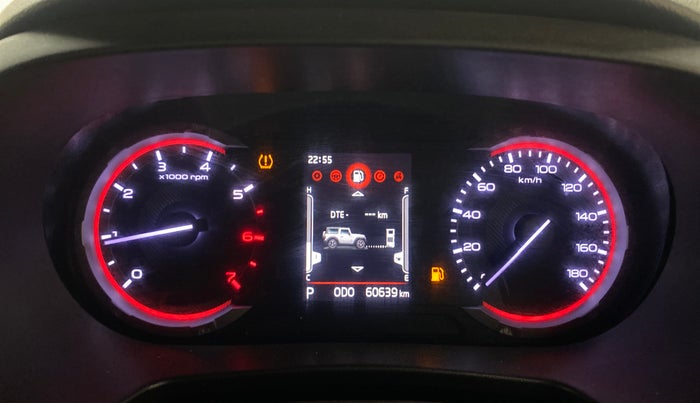2022 Mahindra Thar LX PETROL HT 4WD AT, Petrol, Automatic, 60,639 km, Odometer Image