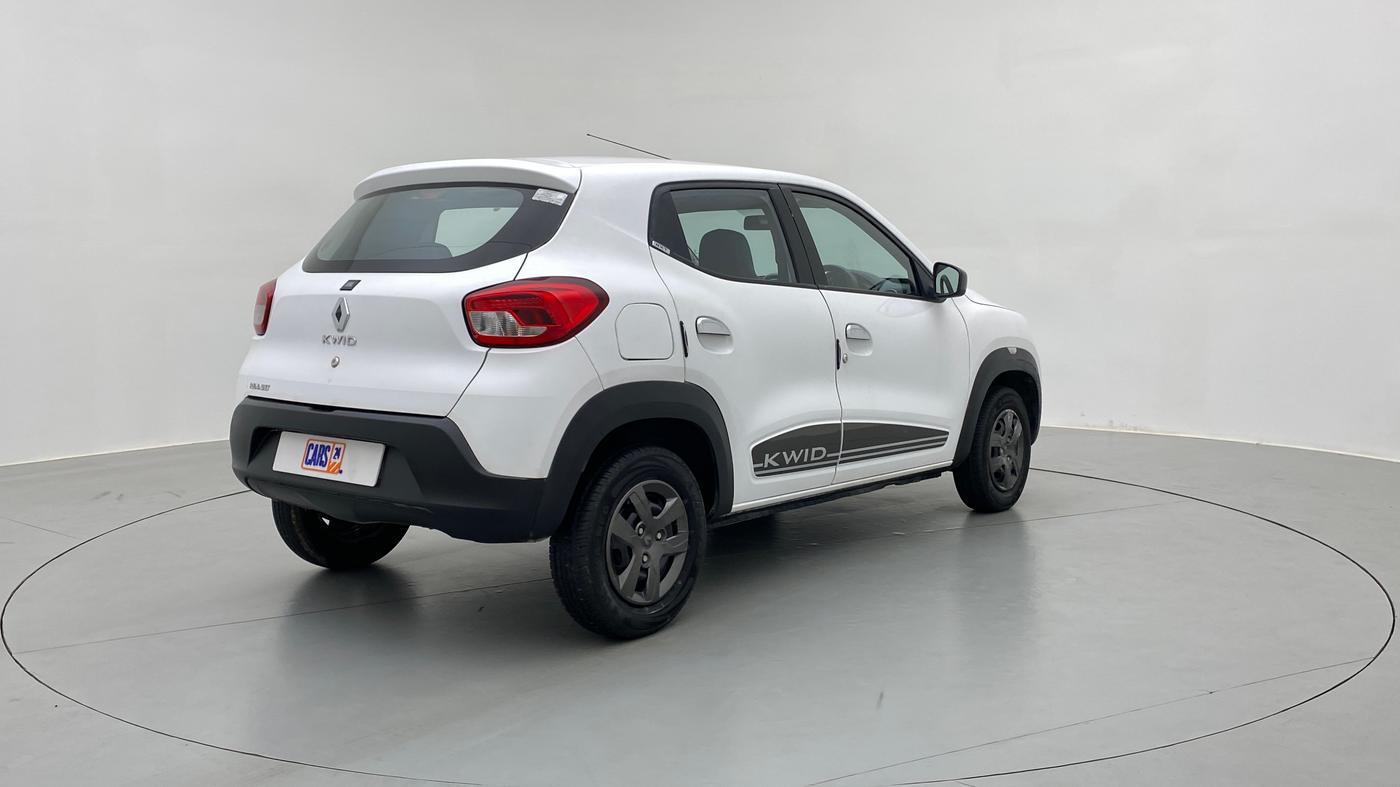 2018 Renault Kwid 1.0 RXT Opt, Petrol, Manual, 20,947 km, Right Back Diagonal