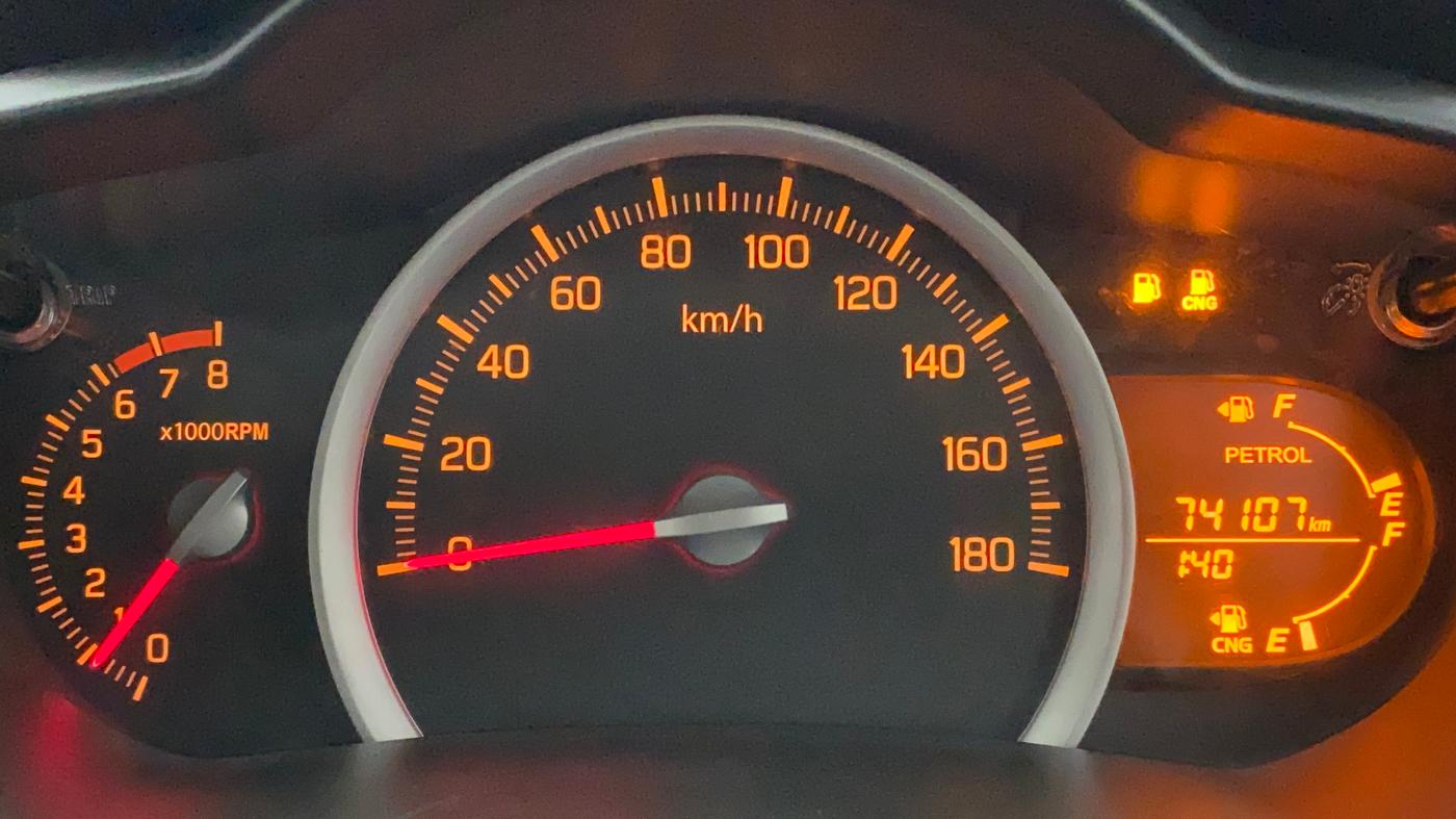2016 Maruti Celerio VXI CNG, CNG, Manual, 74,273 km, Odometer Image