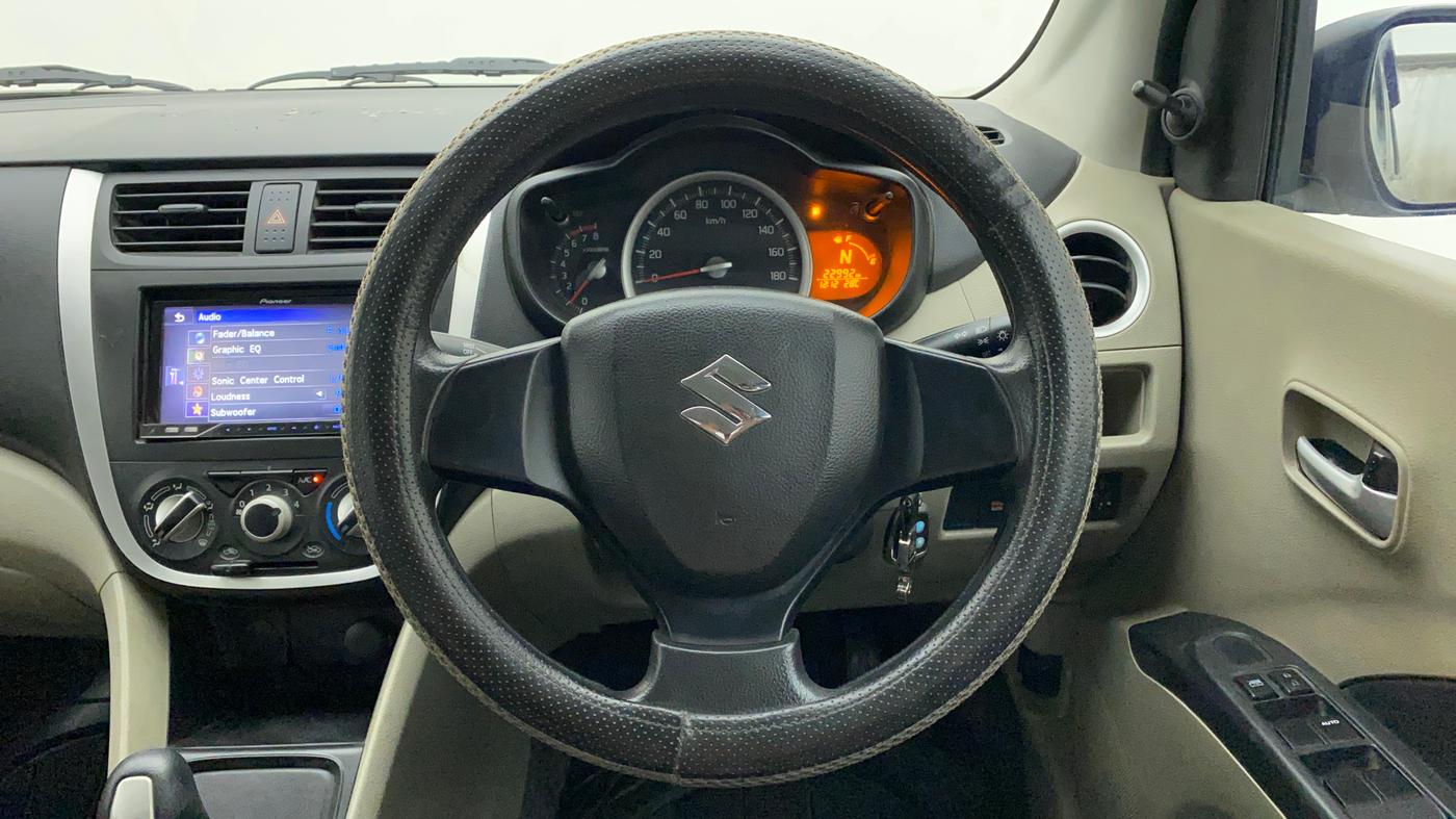 2015 Maruti Celerio VXI AMT, Petrol, Automatic, 23,107 km, Steering Wheel Close Up