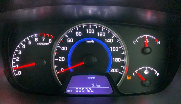 2016 Hyundai Grand i10 SPORTZ 1.2 KAPPA VTVT, Petrol, Manual, 63,572 km, Odometer Image