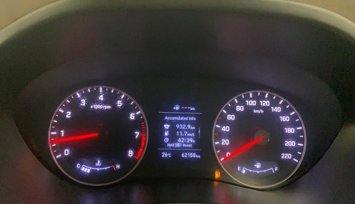 2019 Hyundai Elite i20 ASTA 1.2 (O), Petrol, Manual, 62,157 km, Odometer Image