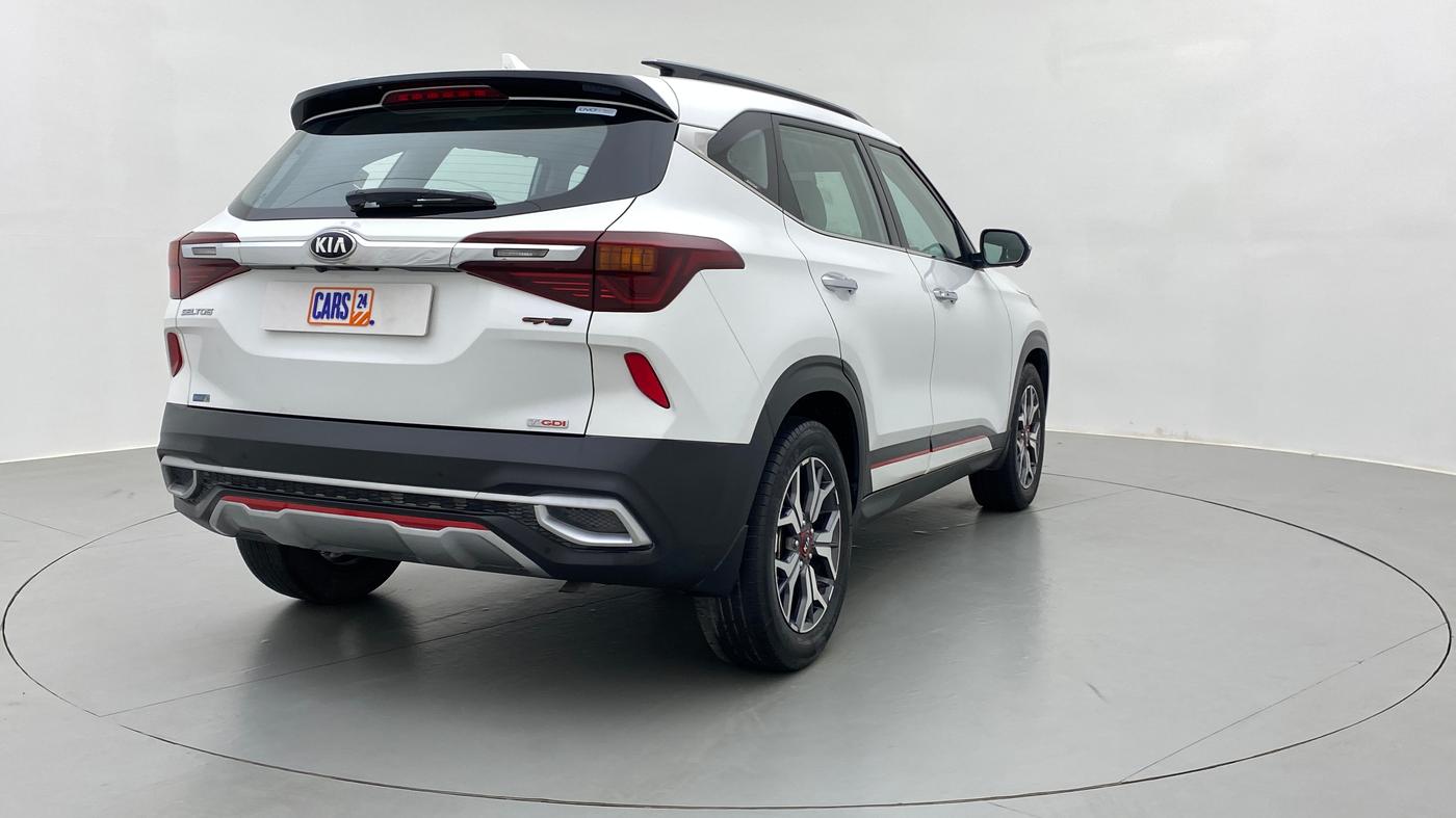 2019 KIA SELTOS GTX+ 1.4 MT, Petrol, Manual, 30,956 km, Right Back Diagonal