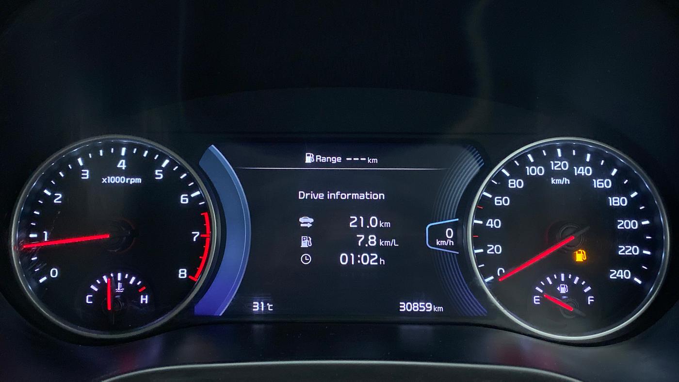 2019 KIA SELTOS GTX+ 1.4 MT, Petrol, Manual, 30,956 km, Odometer Image