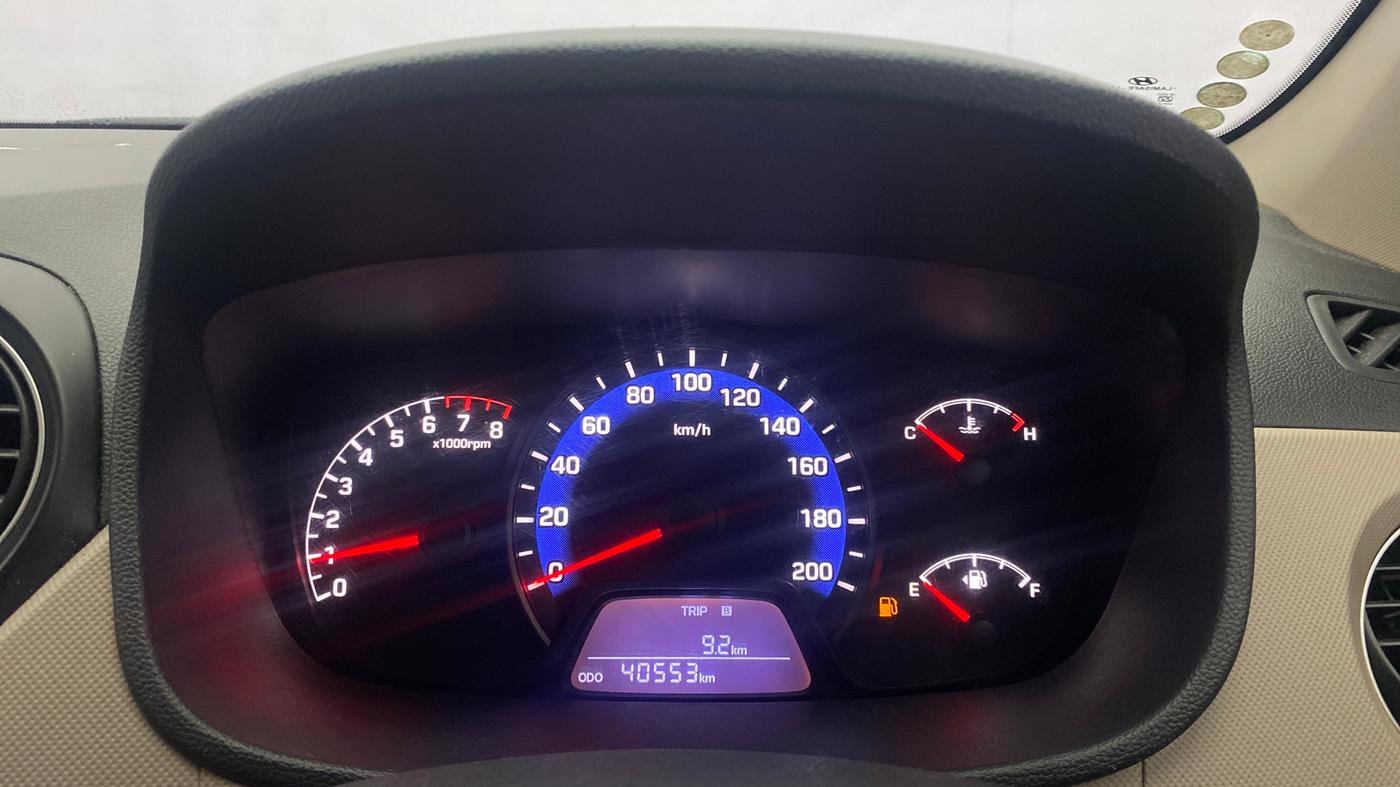 2014 Hyundai Xcent S 1.2, Petrol, Manual, 40,552 km, Odometer Image