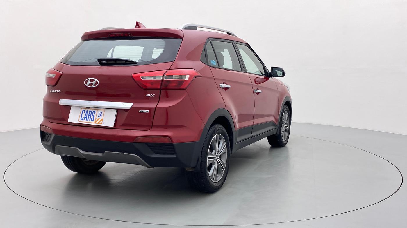 2017 Hyundai Creta 1.6 CRDI SX PLUS AUTO, Diesel, Automatic, 67,666 km, Right Back Diagonal