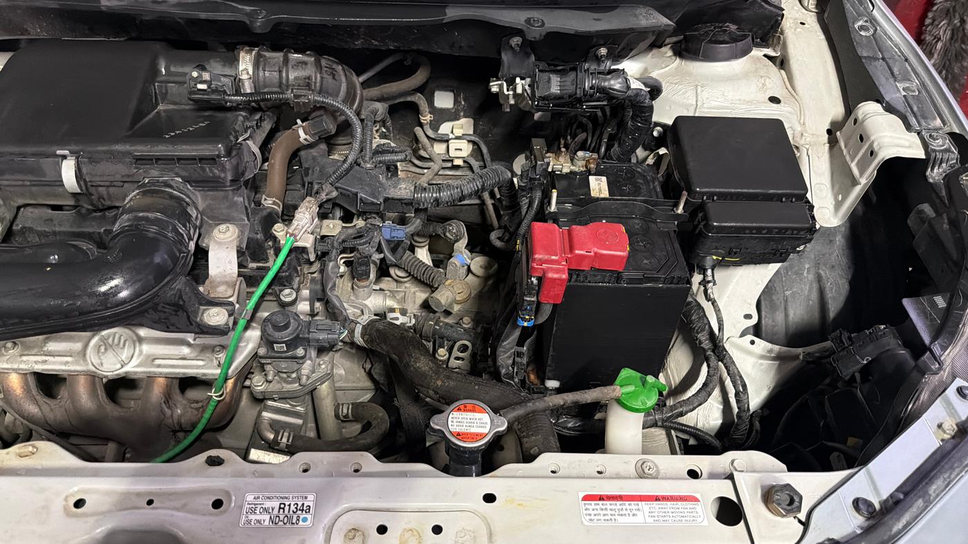 2023 Toyota Glanza S, Petrol, Manual, 35,997 km, Engine View - Left