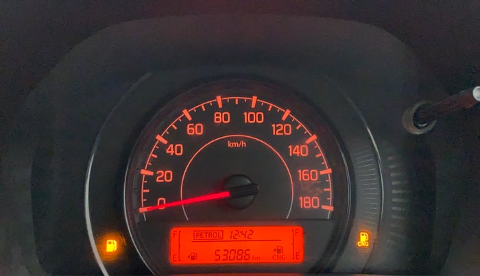 2019 Maruti New Wagon-R LXI CNG 1.0 L, CNG, Manual, 53,085 km, Odometer Image
