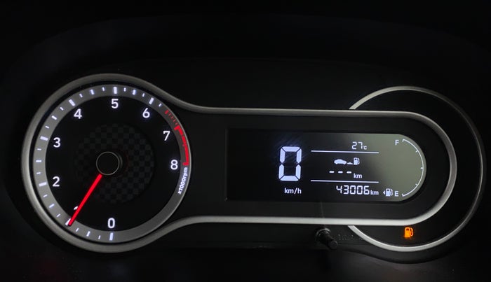 2021 Hyundai AURA SX 1.2 (O), Petrol, Manual, 42,975 km, Odometer Image