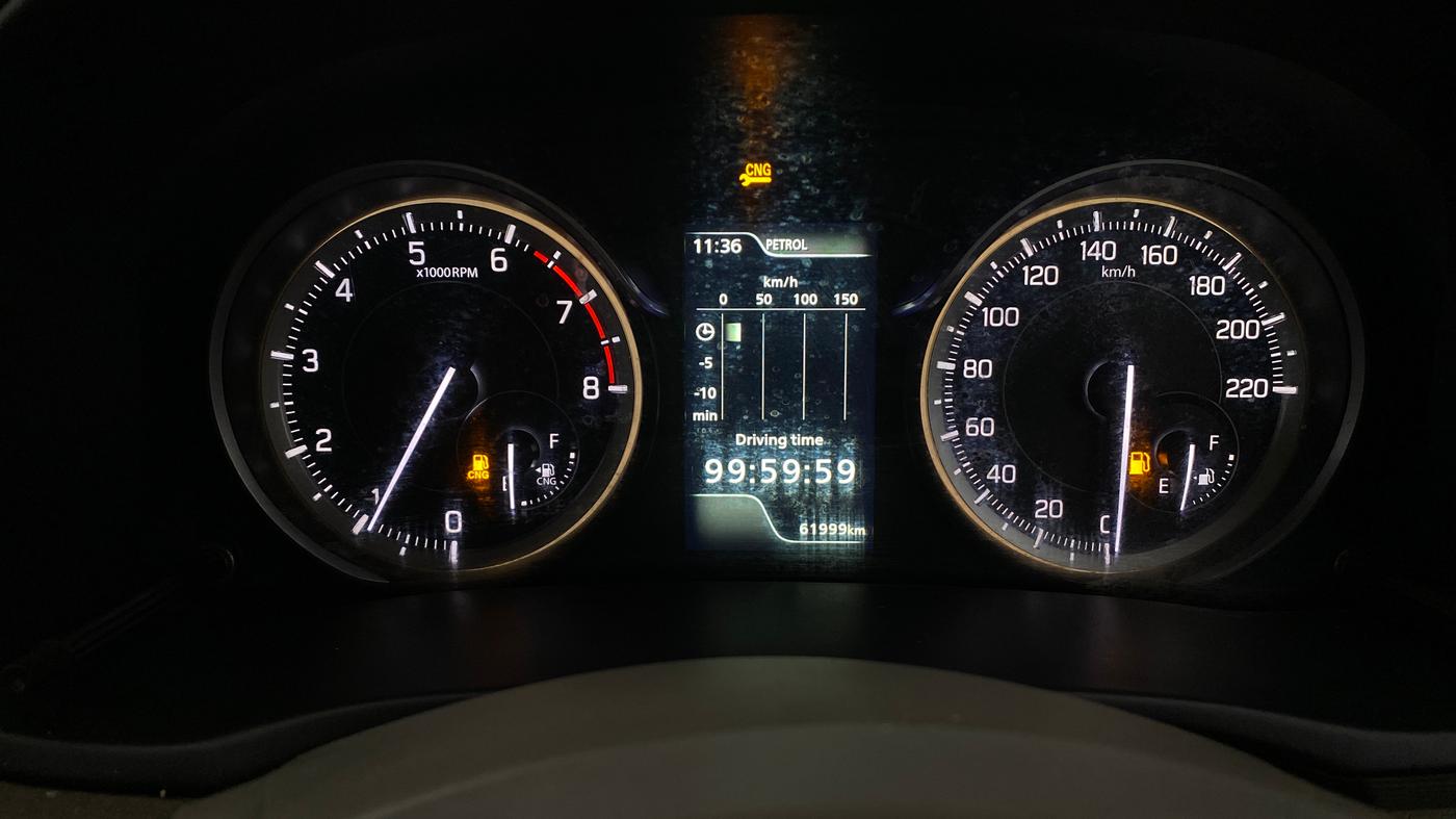 2022 Maruti Ertiga   VXI (O) CNG, CNG, Manual, 61,999 km, Odometer Image