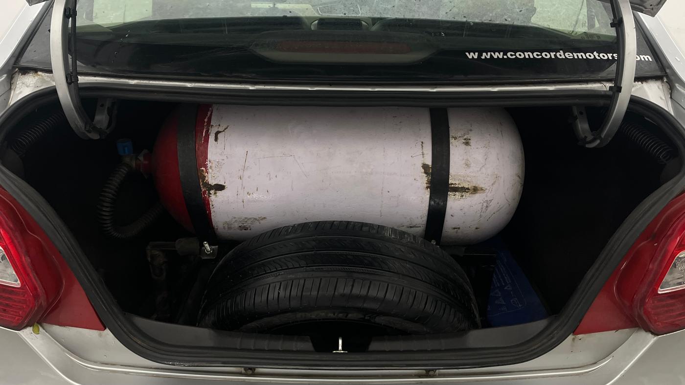 2015 Tata Zest XM PETROL, CNG, Manual, 79,089 km, Boot Inside