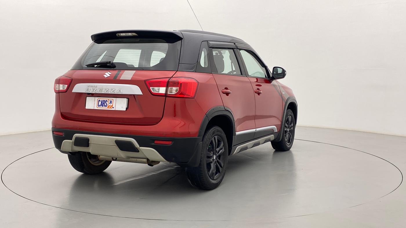 2018 Maruti Vitara Brezza ZDI+ DUAL TONE AMT, Diesel, Automatic, 62,641 km, Right Back Diagonal
