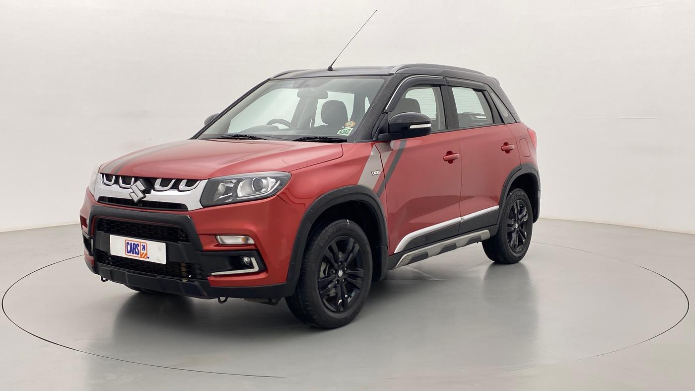 2018 Maruti Vitara Brezza ZDI+ DUAL TONE AMT, Diesel, Automatic, 62,641 km, Left Front Diagonal