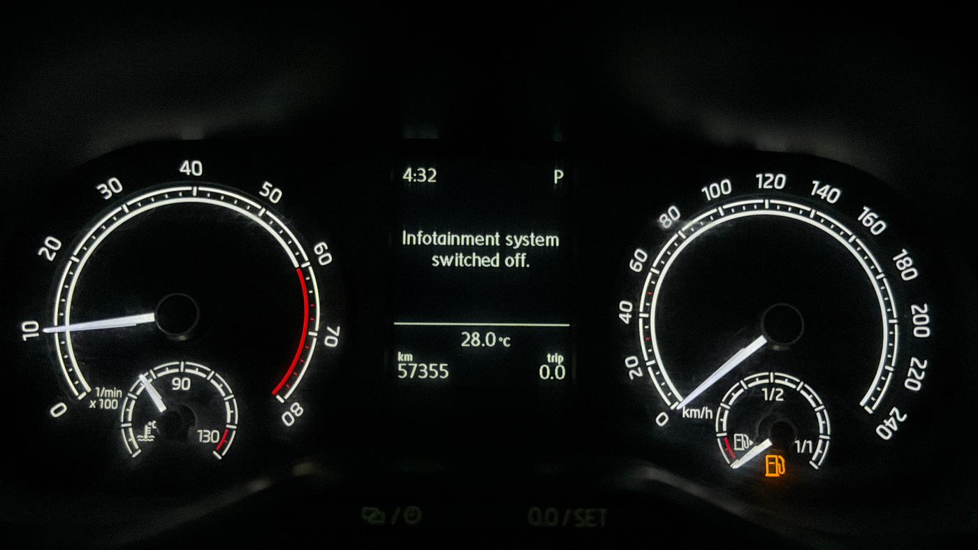 2022 Skoda KUSHAQ AMBITION 1.0L TSI AT, Petrol, Automatic, 57,355 km, Odometer Image