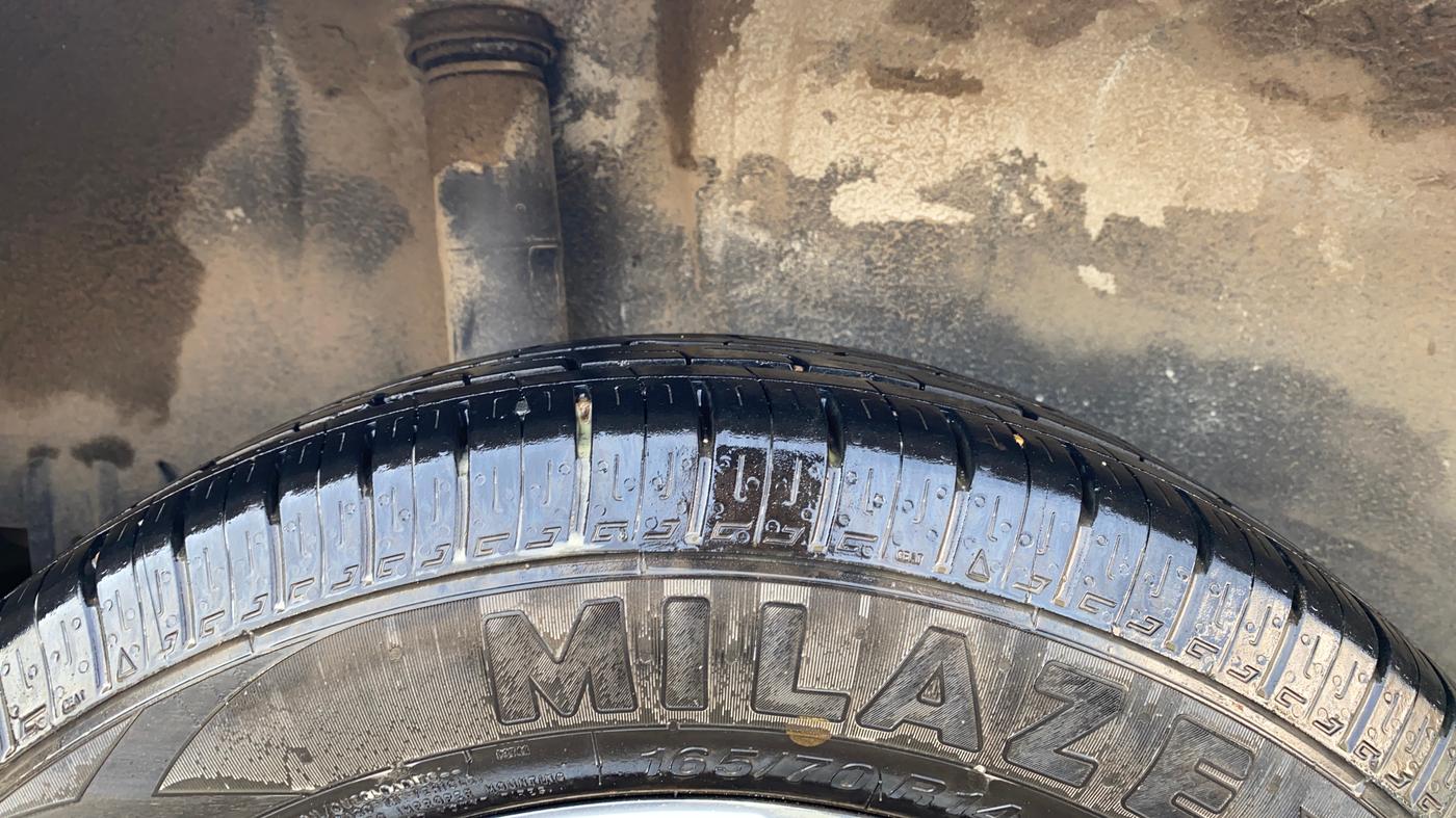 2021 Maruti S PRESSO VXI+, Petrol, Manual, 81,551 km, Right Rear Tyre Tread