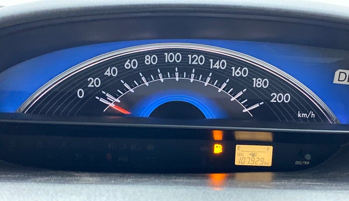 2013 Toyota Etios Liva GD, Diesel, Manual, 1,07,929 km, Odometer Image