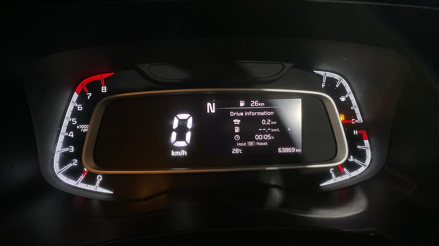 2022 KIA SONET GTX PLUS 1.0 IMT, Petrol, Manual, 63,865 km, Odometer Image