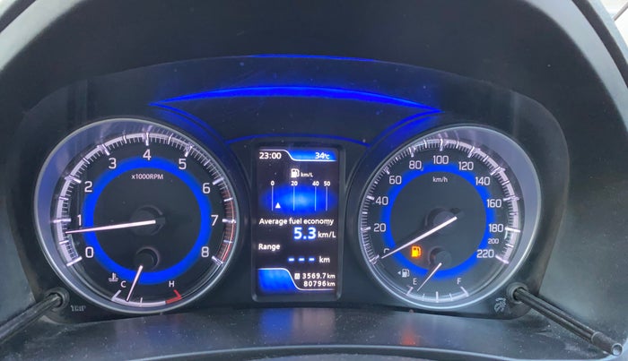 2019 Maruti Baleno ALPHA PETROL 1.2, CNG, Manual, 80,787 km, Odometer Image