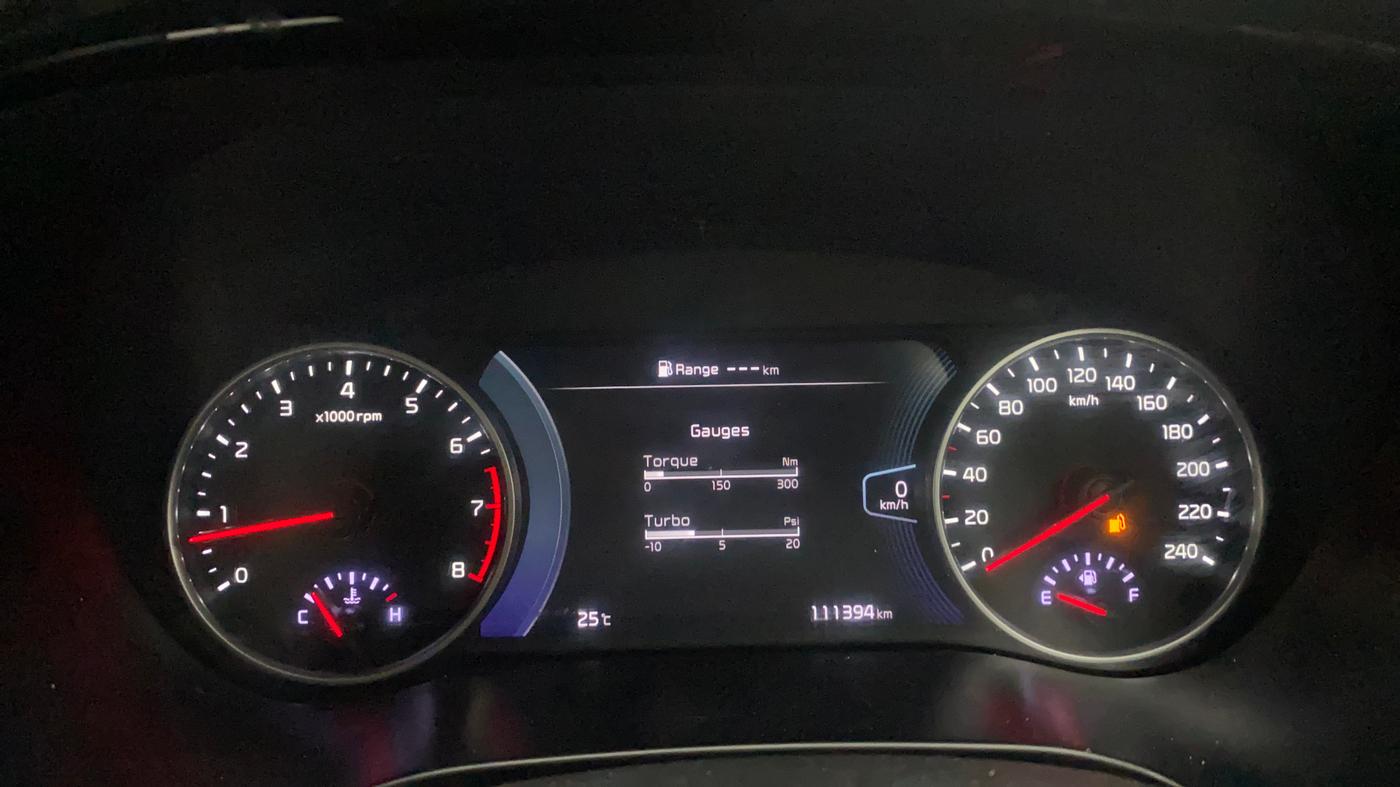 2020 KIA SELTOS GTX PLUS 1.4 PETROL, Petrol, Manual, 1,11,394 km, Odometer Image