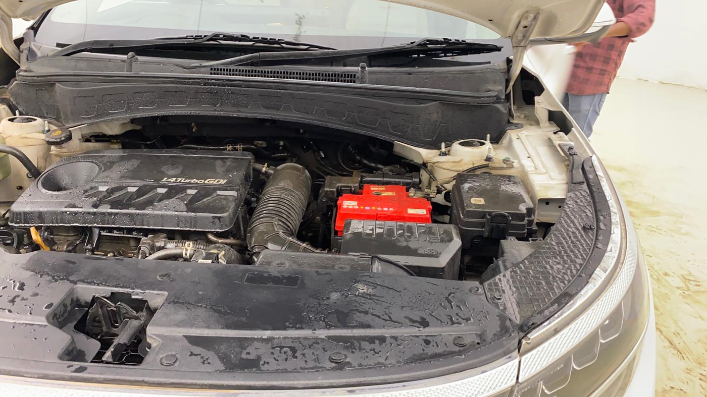 2020 KIA SELTOS GTX PLUS 1.4 PETROL, Petrol, Manual, 1,11,394 km, Engine View - Left