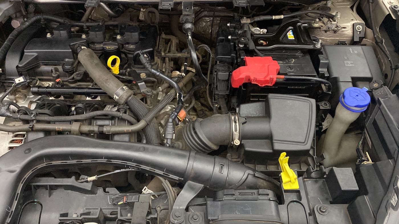 2019 Ford Figo Aspire TITANIUM 1.2 PETROL, Petrol, Manual, 28,528 km, Engine View - Left