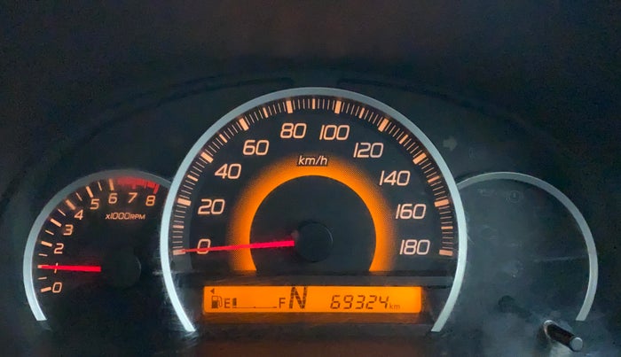 2016 Maruti Wagon R 1.0 VXI AMT, Petrol, Automatic, 69,324 km, Odometer Image