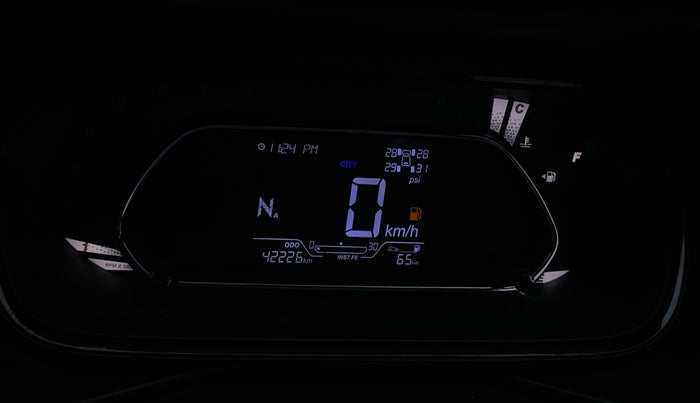 2022 Tata NEXON XZA PLUS (O) PETROL DARK EDITION, Petrol, Automatic, 42,221 km, Odometer Image