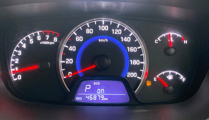 2017 Hyundai Grand i10 MAGNA AT 1.2 KAPPA VTVT, Petrol, Automatic, 46,834 km, Odometer Image