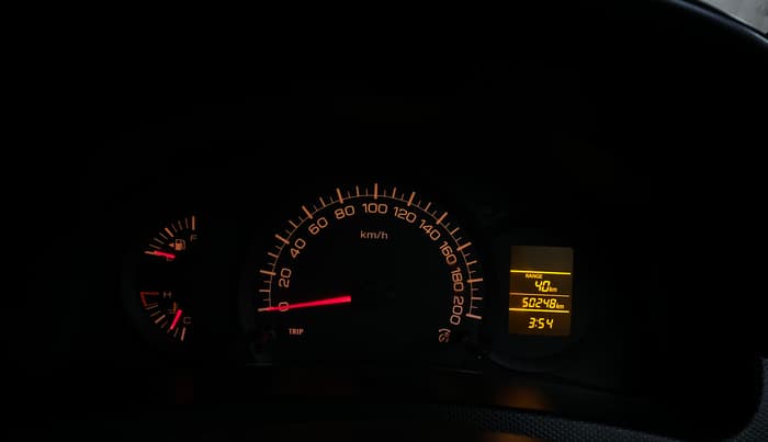 2015 Maruti Swift LXI (O), Petrol, Manual, 50,195 km, Odometer Image
