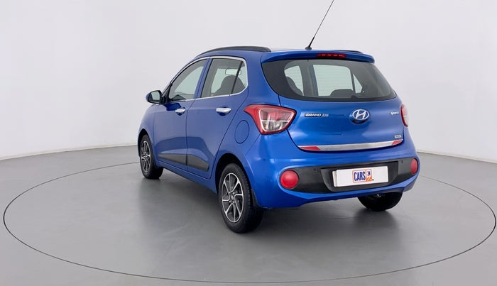 2017 Hyundai Grand i10 SPORTZ (O) 1.2 AT VTVT, Petrol, Automatic, 28,787 km, Left Back Diagonal