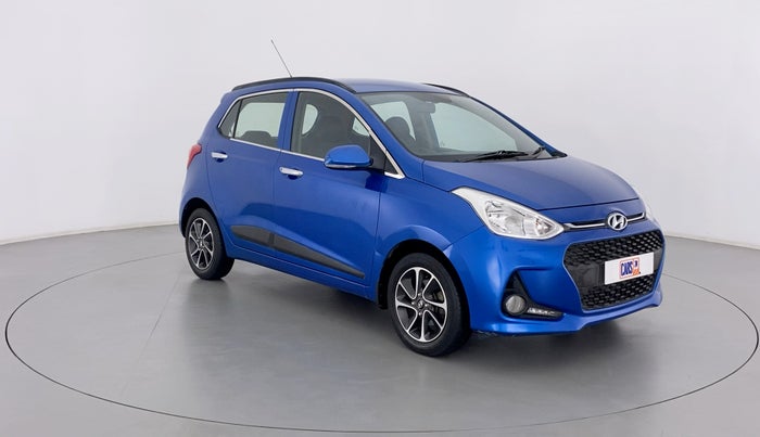 2017 Hyundai Grand i10 SPORTZ (O) 1.2 AT VTVT, Petrol, Automatic, 28,787 km, Right Front Diagonal