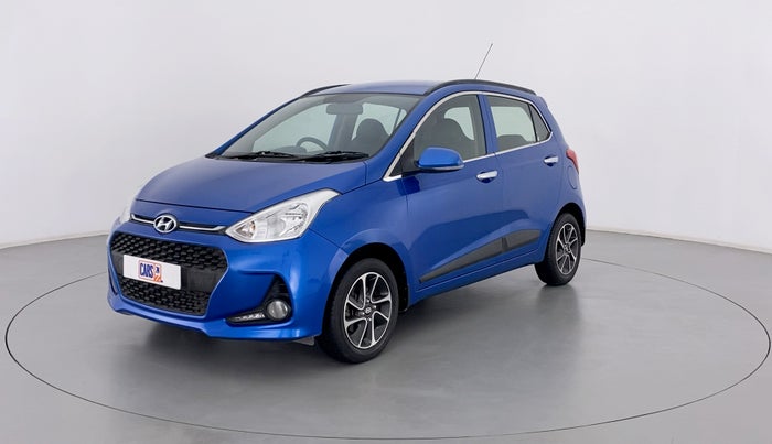 2017 Hyundai Grand i10 SPORTZ (O) 1.2 AT VTVT, Petrol, Automatic, 28,787 km, Left Front Diagonal