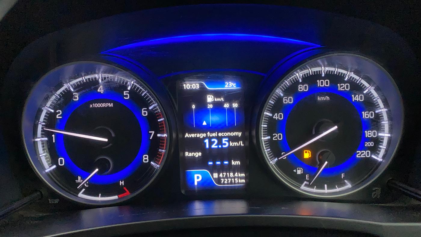 2019 Toyota Glanza V CVT, Petrol, Automatic, 72,256 km, Odometer Image