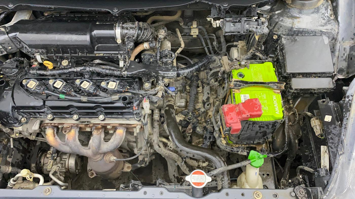 2019 Toyota Glanza V CVT, Petrol, Automatic, 72,256 km, Engine View - Left
