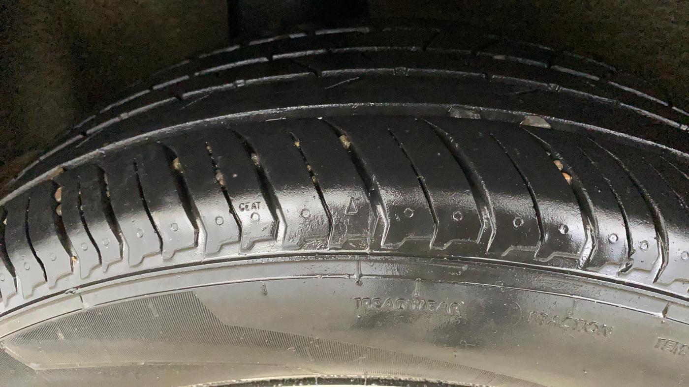 2019 Toyota Glanza V CVT, Petrol, Automatic, 72,256 km, Right Rear Tyre Tread
