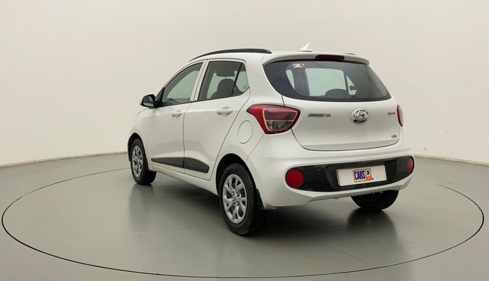 2017 Hyundai Grand i10 SPORTZ (O) 1.2 KAPPA VTVT, Petrol, Manual, 82,037 km, Left Back Diagonal
