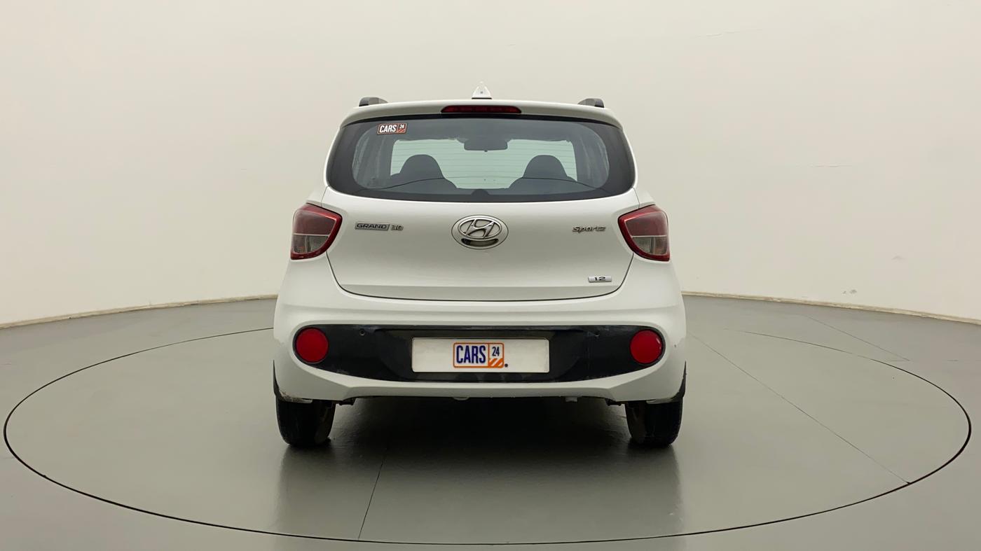 2017 Hyundai Grand i10 SPORTZ (O) 1.2 KAPPA VTVT, Petrol, Manual, 82,037 km, Back/Rear