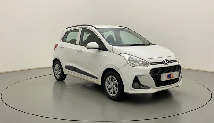 2017 Hyundai Grand i10 SPORTZ (O) 1.2 KAPPA VTVT, Petrol, Manual, 82,037 km, Right Front Diagonal