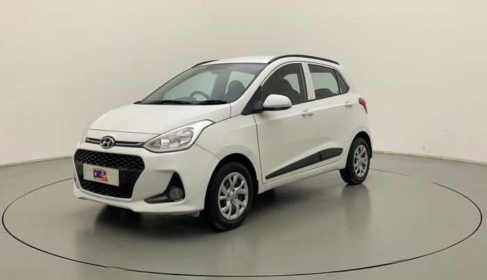 2017 Hyundai Grand i10 SPORTZ (O) 1.2 KAPPA VTVT, Petrol, Manual, 82,037 km, Left Front Diagonal