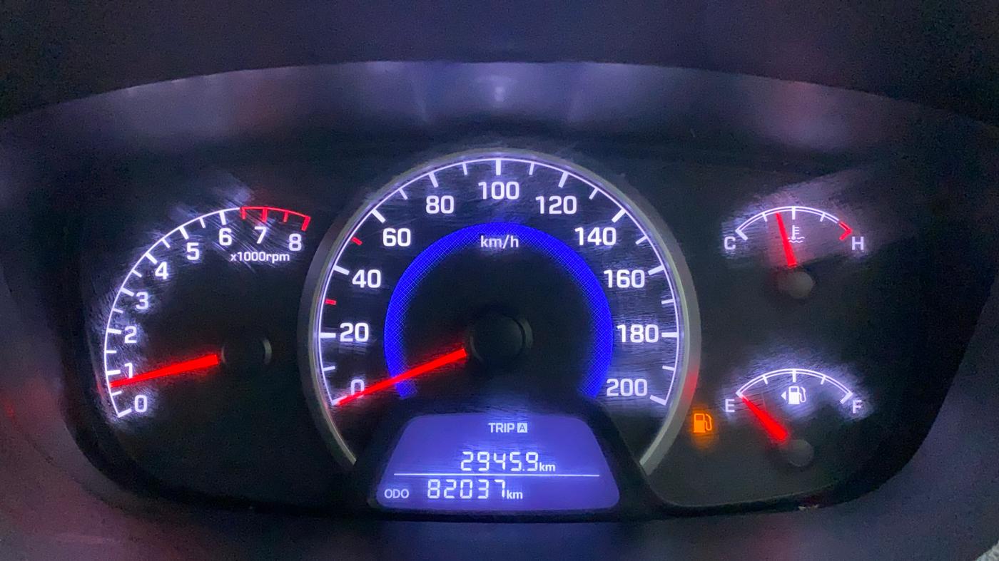 2017 Hyundai Grand i10 SPORTZ (O) 1.2 KAPPA VTVT, Petrol, Manual, 82,037 km, Odometer Image