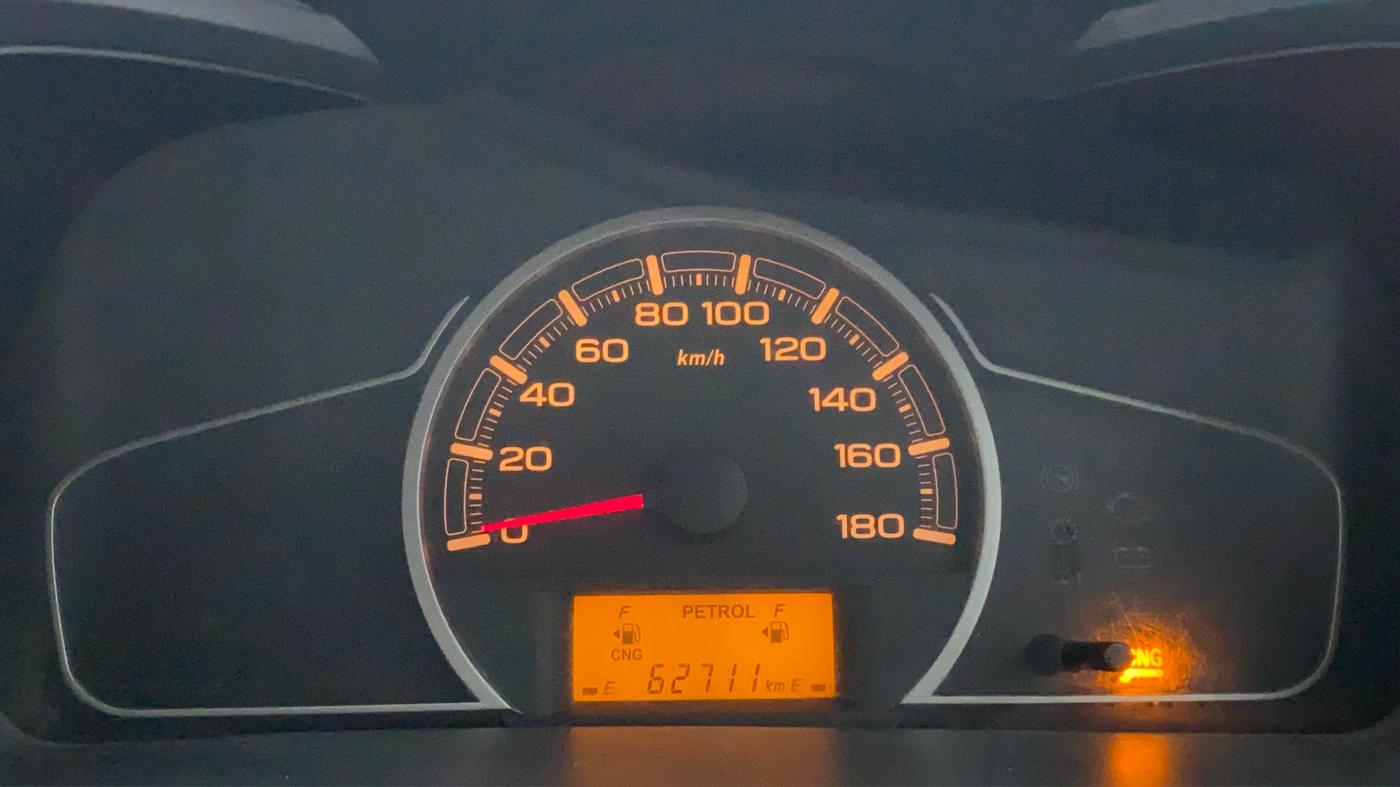 2016 Maruti Alto K10 LXI CNG, CNG, Manual, 63,010 km, Odometer Image