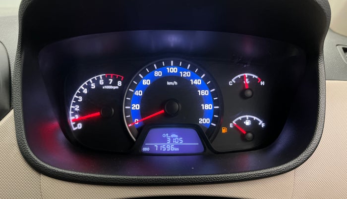 2015 Hyundai Xcent S 1.2, Petrol, Manual, 71,547 km, Odometer Image